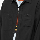 Engineered Garments Men's Flannel Work Shirt in Black