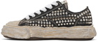 Maison MIHARA YASUHIRO Black Peterson23 OG Sole Studded Canvas Low-Top Sneakers