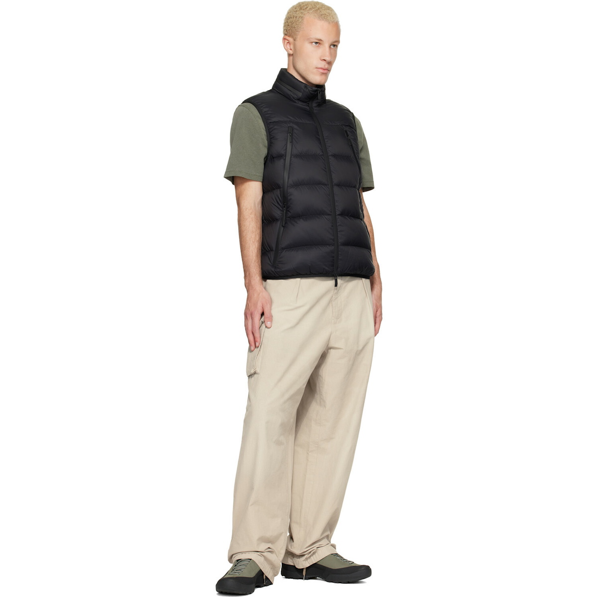 Moncler Black Reticone Down Vest