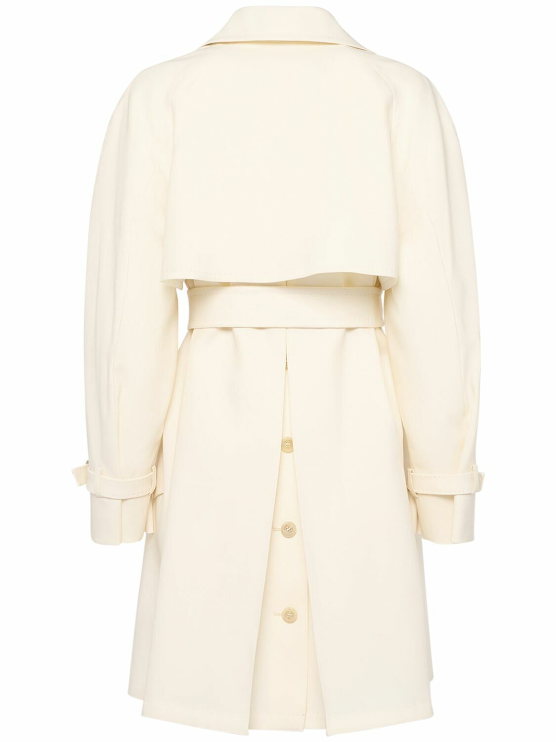 Max Mara「ZAGARA」 ウールシルク ショートトレンチコート MAX MARA Zagara Wool & Silk Short Trench Coat Max Mara