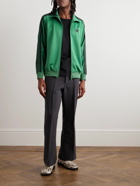 Needles - R.C. Webbing-Trimmed Jersey Track Jacket - Green