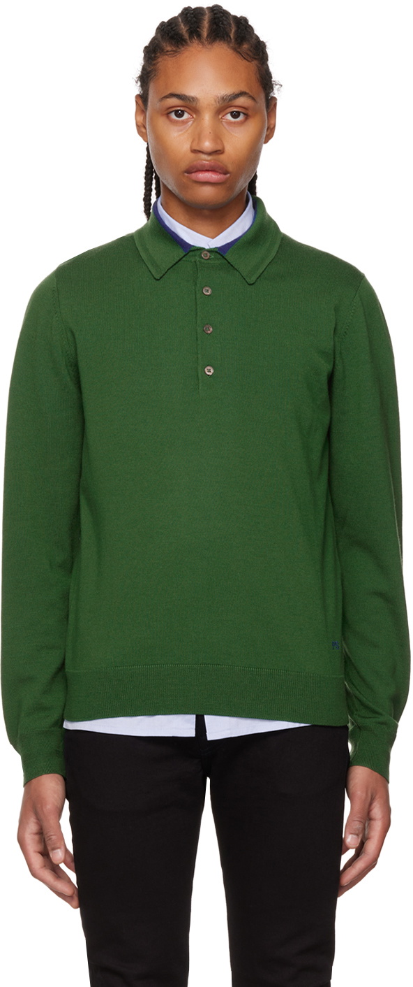 PS by Paul Smith Green Knit Polo