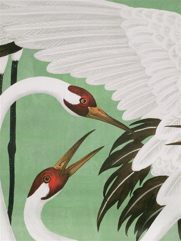 Photo: GUCCI - Heron Printed Wallpaper Panels