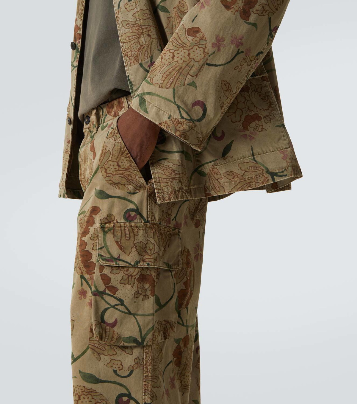 Our Legacy Mount floral cotton cargo pants Our Legacy