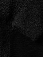 Onia - Corduroy-Trimmed Sherpa Shirt Jacket - Black