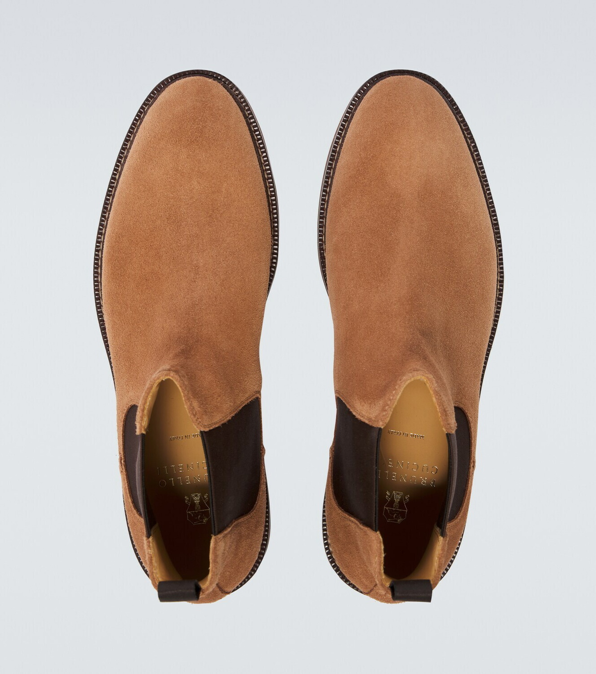Brunello Cucinelli Suede Chelsea boots