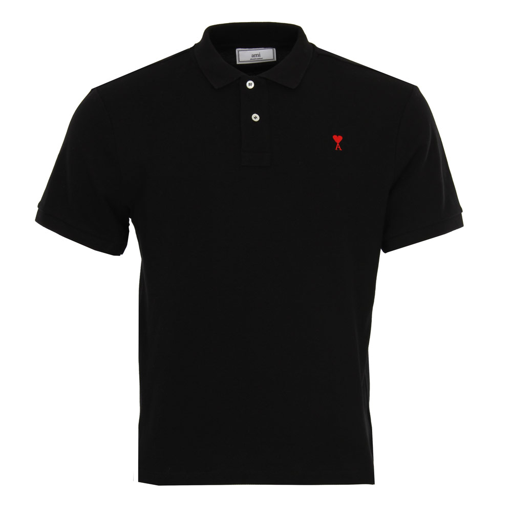 Polo Shirt - Black AMI