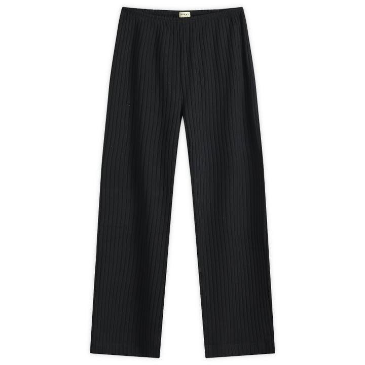 Photo: DONNI. Women's Sweater Rib Simple Pants in Jet
