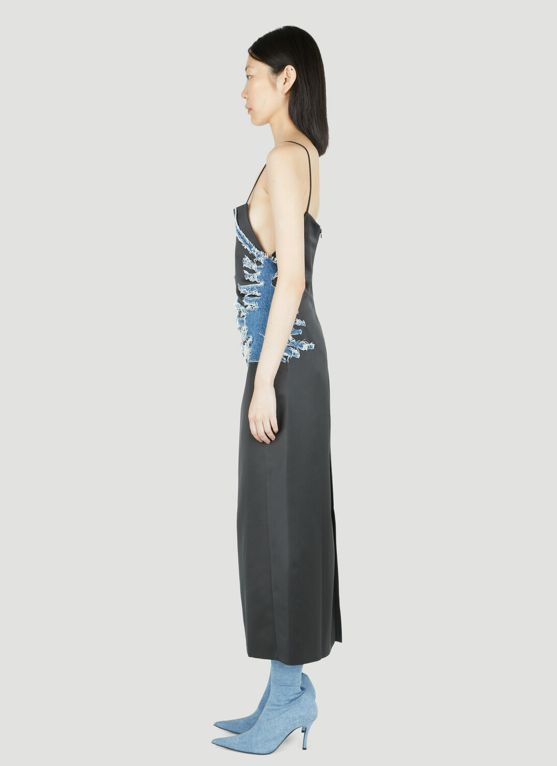 Y/Project Satin Whisker Dress