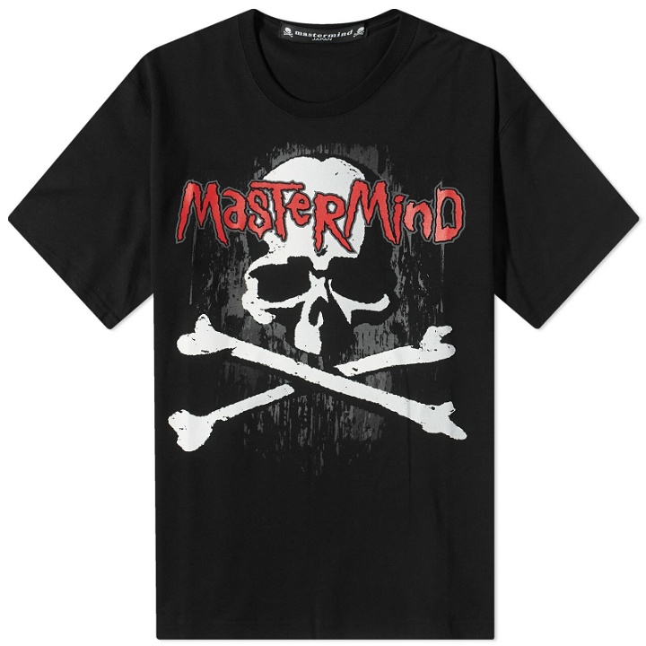 Photo: Mastermind Japan Men's Ghost T-Shirt in Black