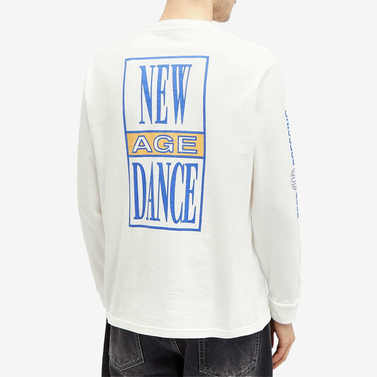 Magic Castles Men's New Age Long Sleeve T-Shirt in Off White