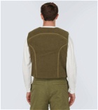 Entire Studios Cropped fleece vest