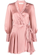 ZIMMERMANN - Silk Wrap Mini Dress