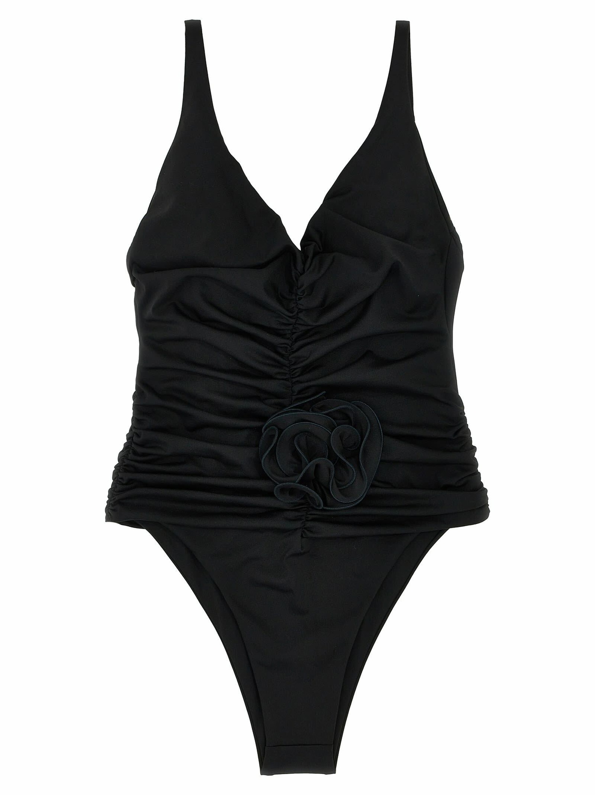ワンピース水着 MAGDA BUTRYM FW24 BUSTIER SWIMSUIT (809521 BLACK) Black Retro Bustier Swimsuit by Magda Butrym on Sale