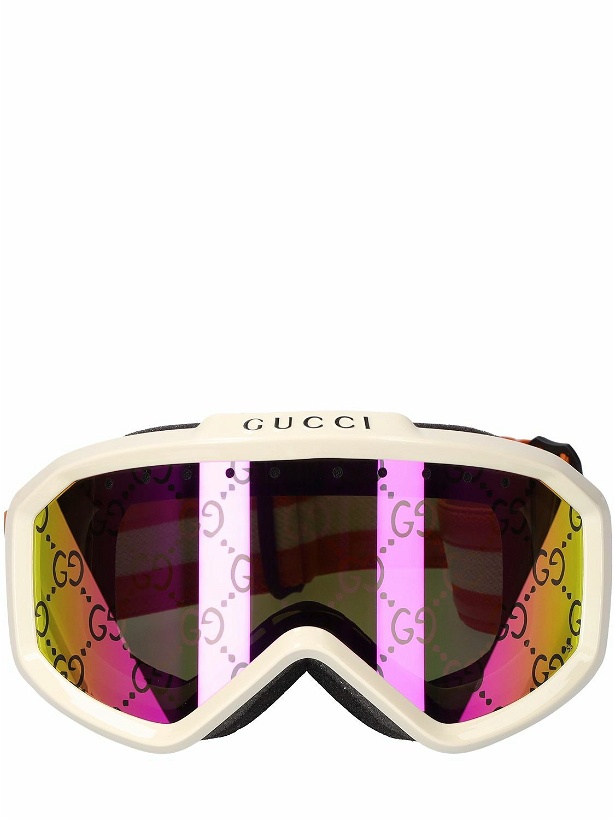 Photo: GUCCI - Logo Acetate Ski Goggles
