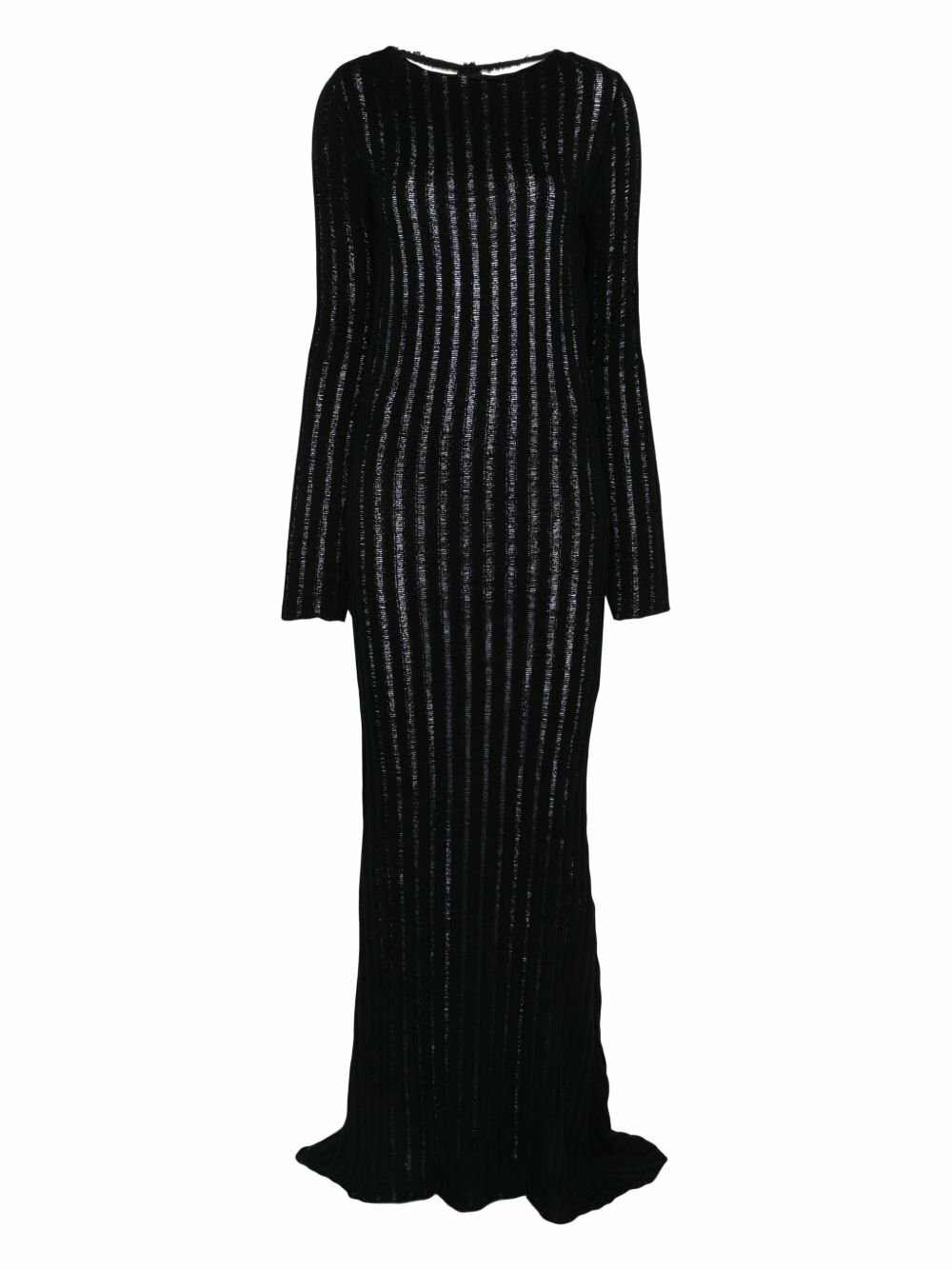 Jade Cropper Open-Back Knitted Maxi Dress