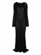Jade Cropper Open-Back Knitted Maxi Dress
