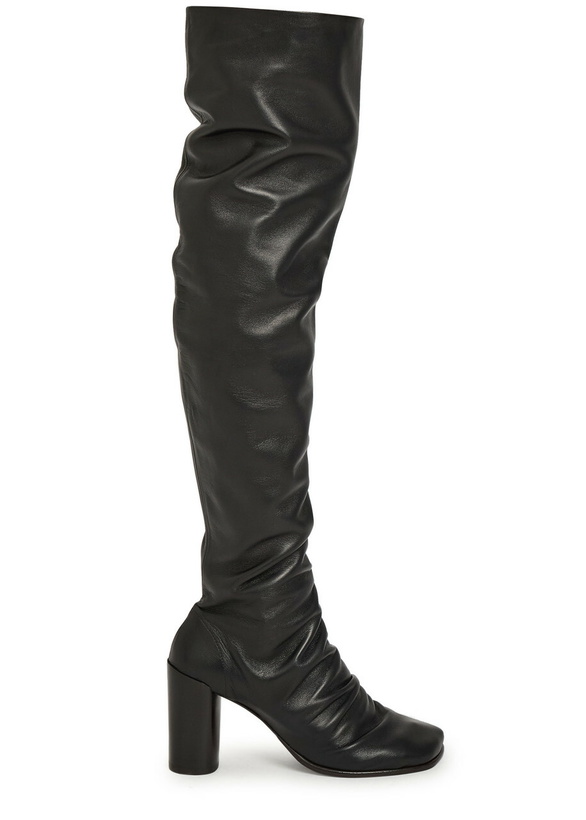Photo: Lemaire 80 Leather Over-the-knee Boots Brown