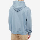 Adidas Men's Blue Version Essentials Hoody in Tactile Blue