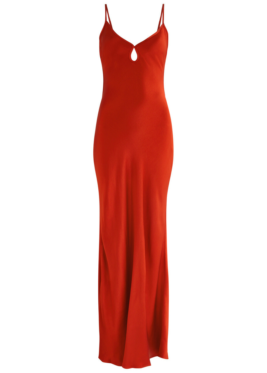 Bec & Bridge Cedar City Satin Maxi Dress Red BEC + BRIDGE