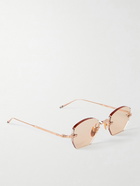 Jacques Marie Mage - Oatman Limited-Edition Rimless Rose Gold-Tone Sunglasses