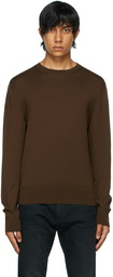 TOM FORD Brown Fine Gauge Merino Sweater