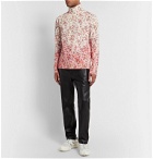 Acne Studios - Emilio Floral-Print Dégradé Cotton Rollneck T-Shirt - Pink