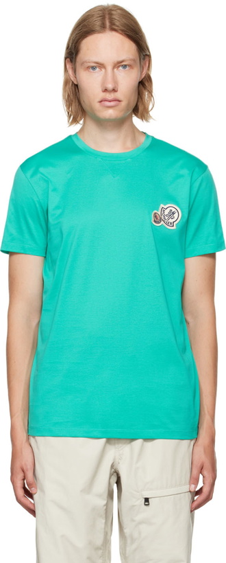 Photo: Moncler Green Logo T-Shirt