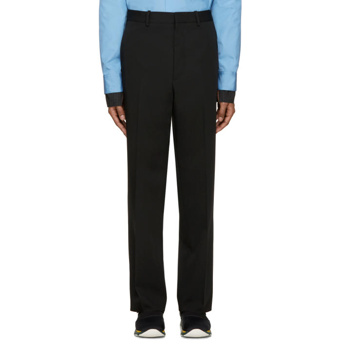 Photo: Marni Black Wool Straight Trousers