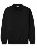 Fear of God - Eternal Cotton-Blend Jersey Polo Shirt - Black