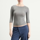Fruity Booty Women's Second Skins 3/4 Length Top in Slate