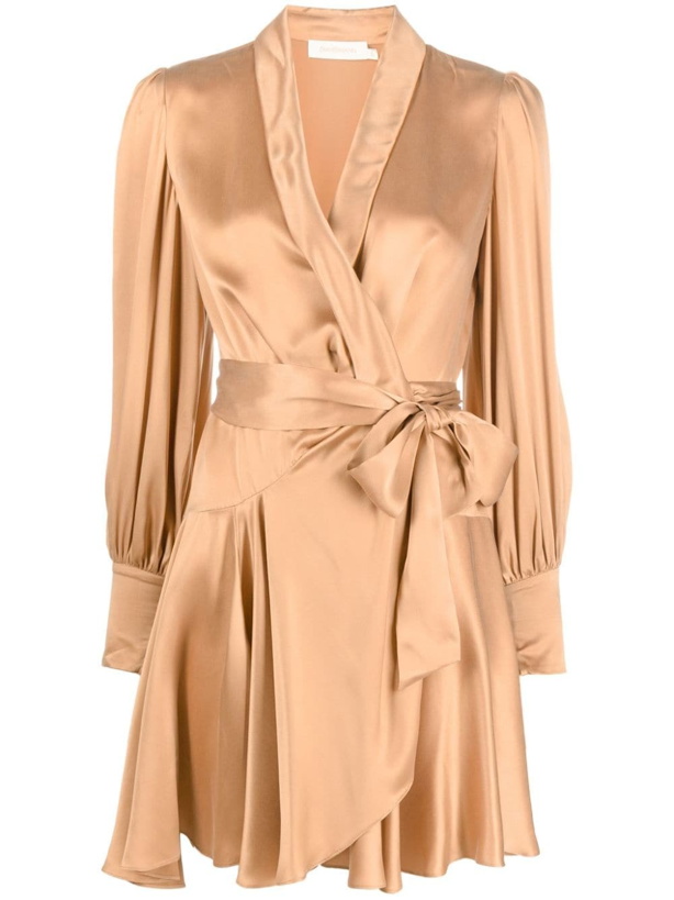 Photo: ZIMMERMANN - Silk Wrap Mini Dress