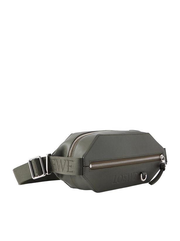 Photo: LOEWE - Logo-Debossed Leather Belt Bag