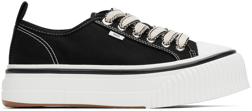 AMI Paris Black Low Top Ami 1980 Sneakers AMI