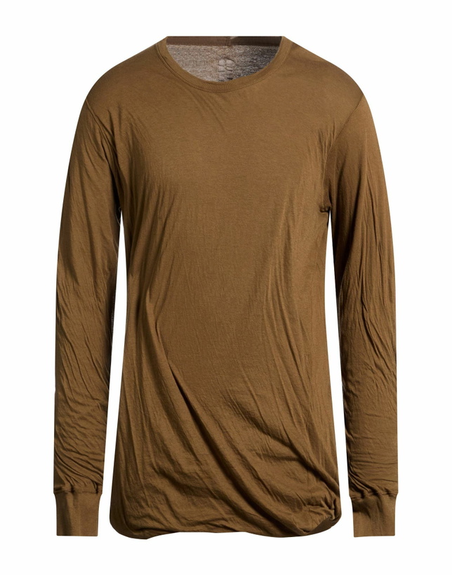 Photo: Rick Owens Mens T-shirt Khaki