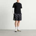 By Parra Men's Waved Mesh Shorts in Black