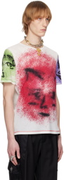 Chopova Lowena White Spray Devil T-Shirt