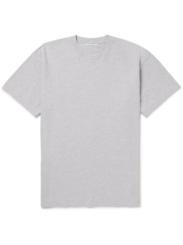 Photo: John Elliott - University Oversized Cotton-Jersey T-Shirt - Gray