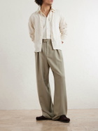 mfpen - Formal Cotton and Linen-Blend Cardigan - Neutrals