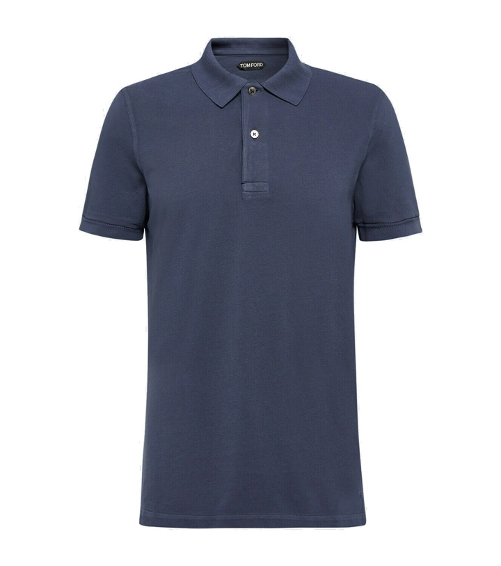 Photo: Tom Ford Cotton piqué polo shirt