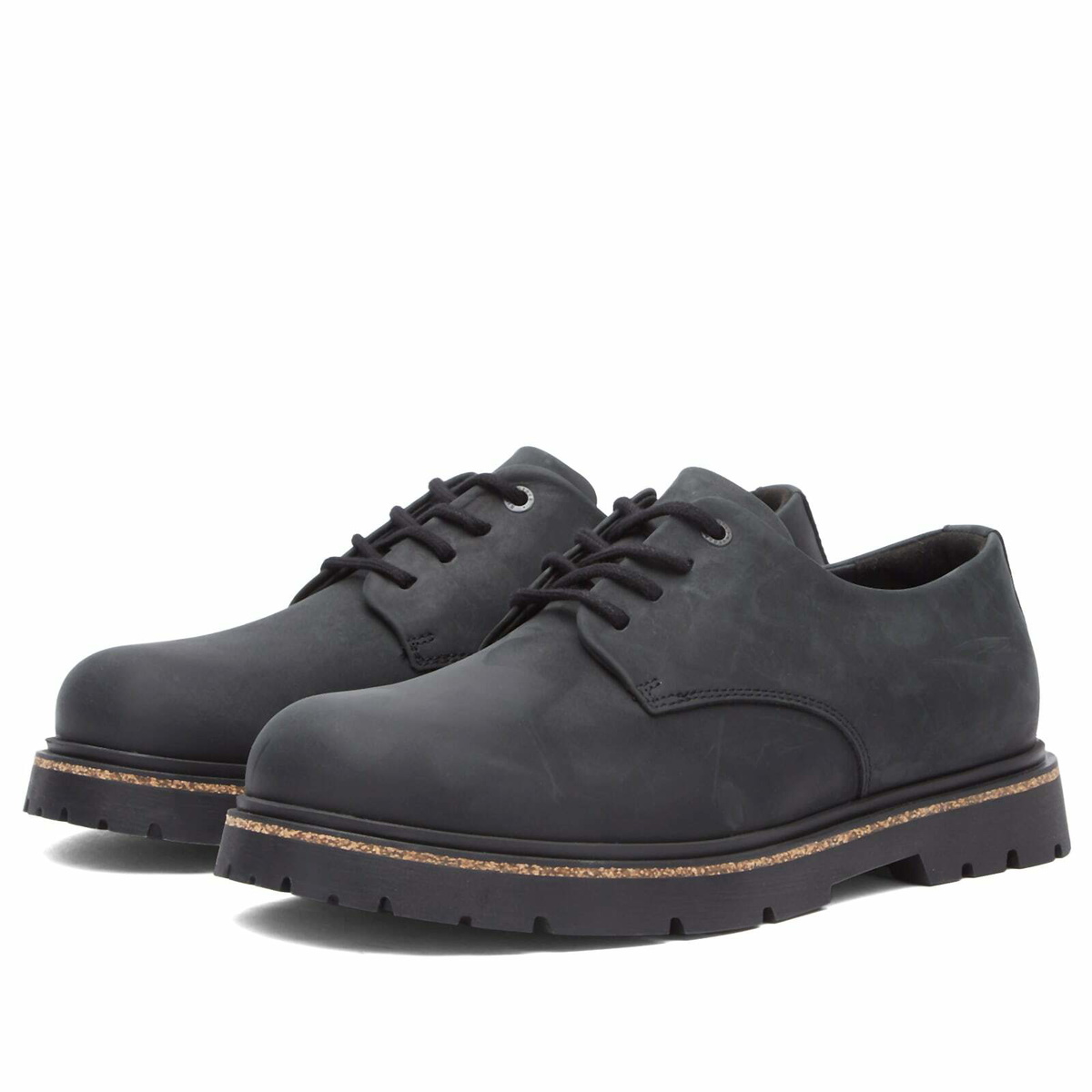 Birkenstock Highwood Lace Low Black Oiled Leather Men\'s Shoes - Size 44 Birkenstock Men main image 3