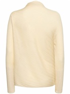 THEORY - Asymmetric Ribbed Wool Blend Top