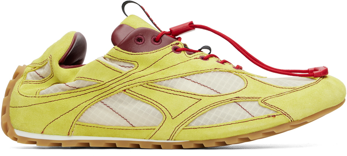Bottega Veneta Green Orbit Flash Sneakers