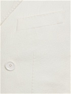 DOLCE & GABBANA Cotton Blend Double Breasted Jacket
