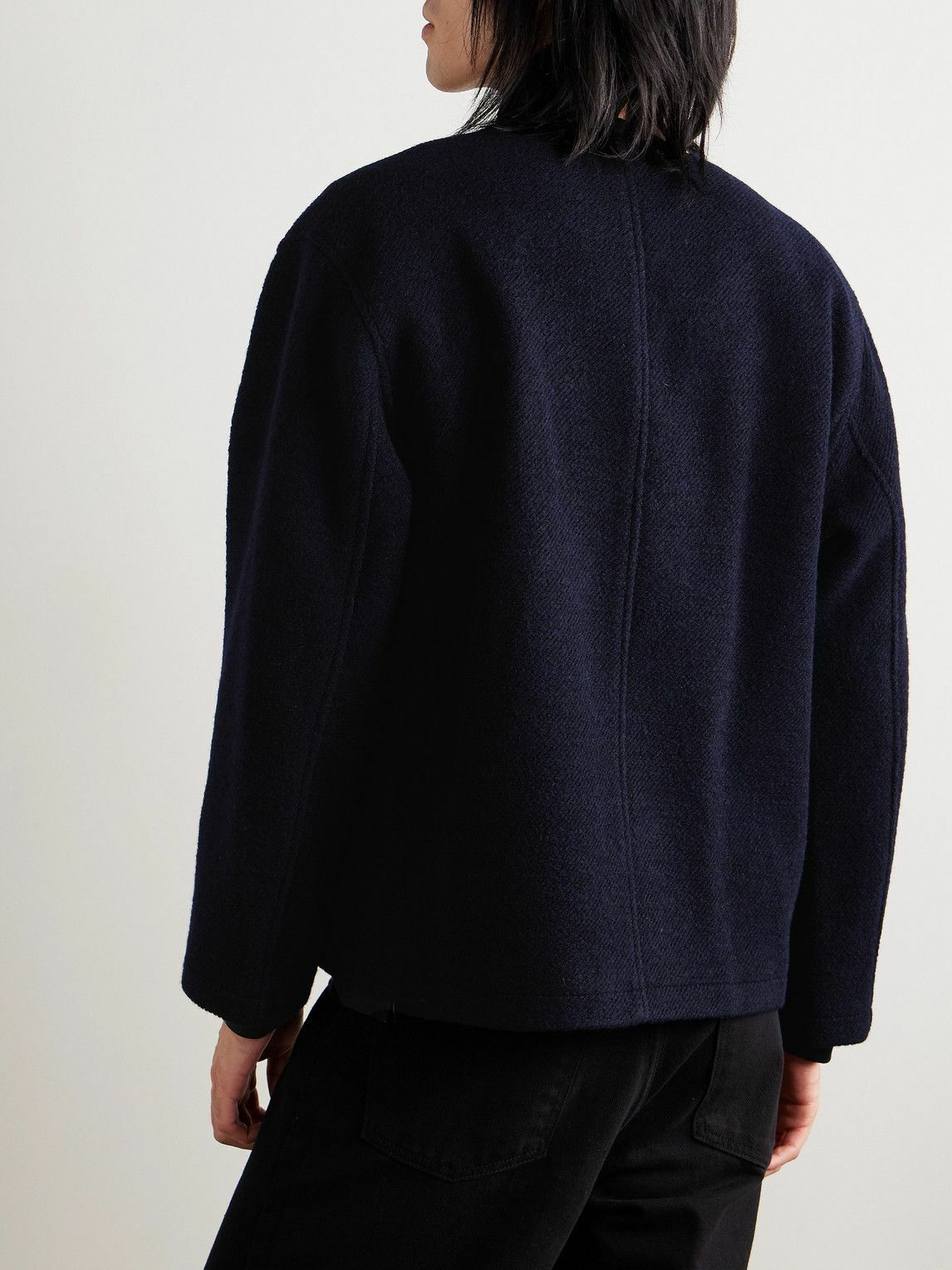 LE 17 SEPTEMBRE - Wool-Blend Bouclé Jacket - Blue