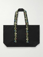 BODE - Alpineflower Embellished Cotton-Canvas Tote Bag