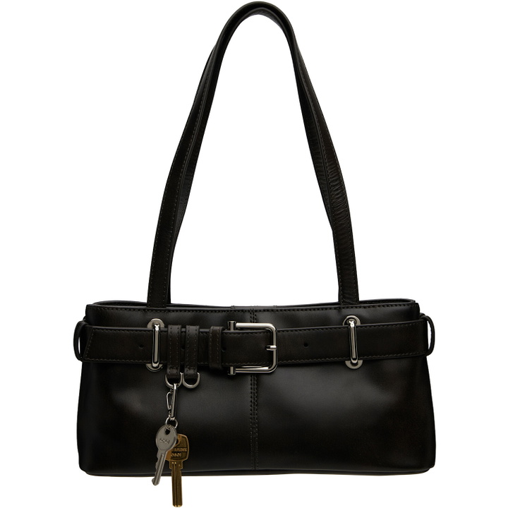 Photo: OSOI Brown Shoulder Brocle Mini Bag