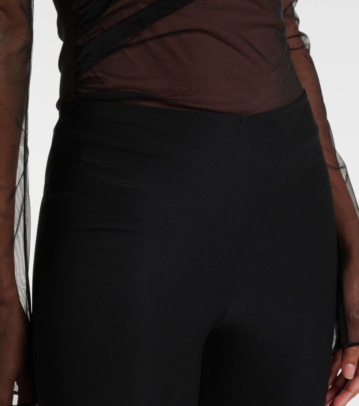 Nensi Dojaka Cropped flared capri pants