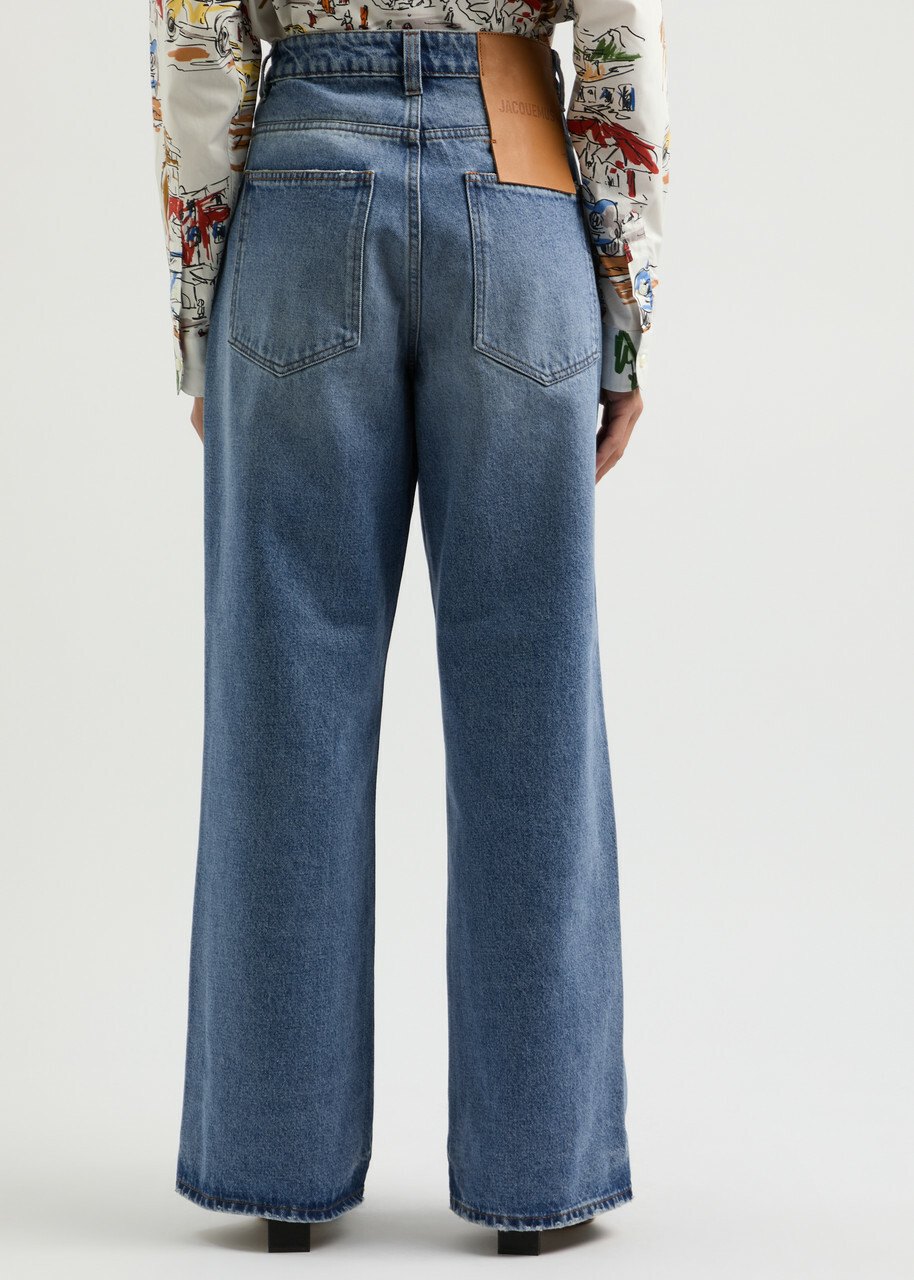 【JACQUEMUS/ジャックムス】Le De-Nimes Large Jeans Jacquemus - NAVY LE DE-NIMES LARGE JEANS – LE LABO STORE