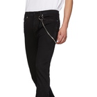 Neil Barrett Black Chain Jeans